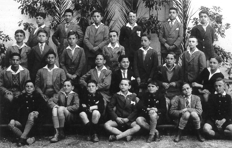 Léo Ferré, 1928 - en classe de 5e C au collège de Bordighera