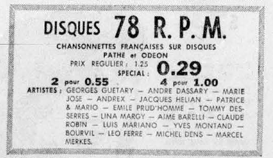 Léo Ferré - La presse, lundi 16 janvier 1956