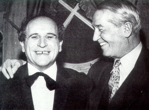 Léo Ferré avec Maurice Chevalier - Récital au Théâtre du Vieux-Colombier