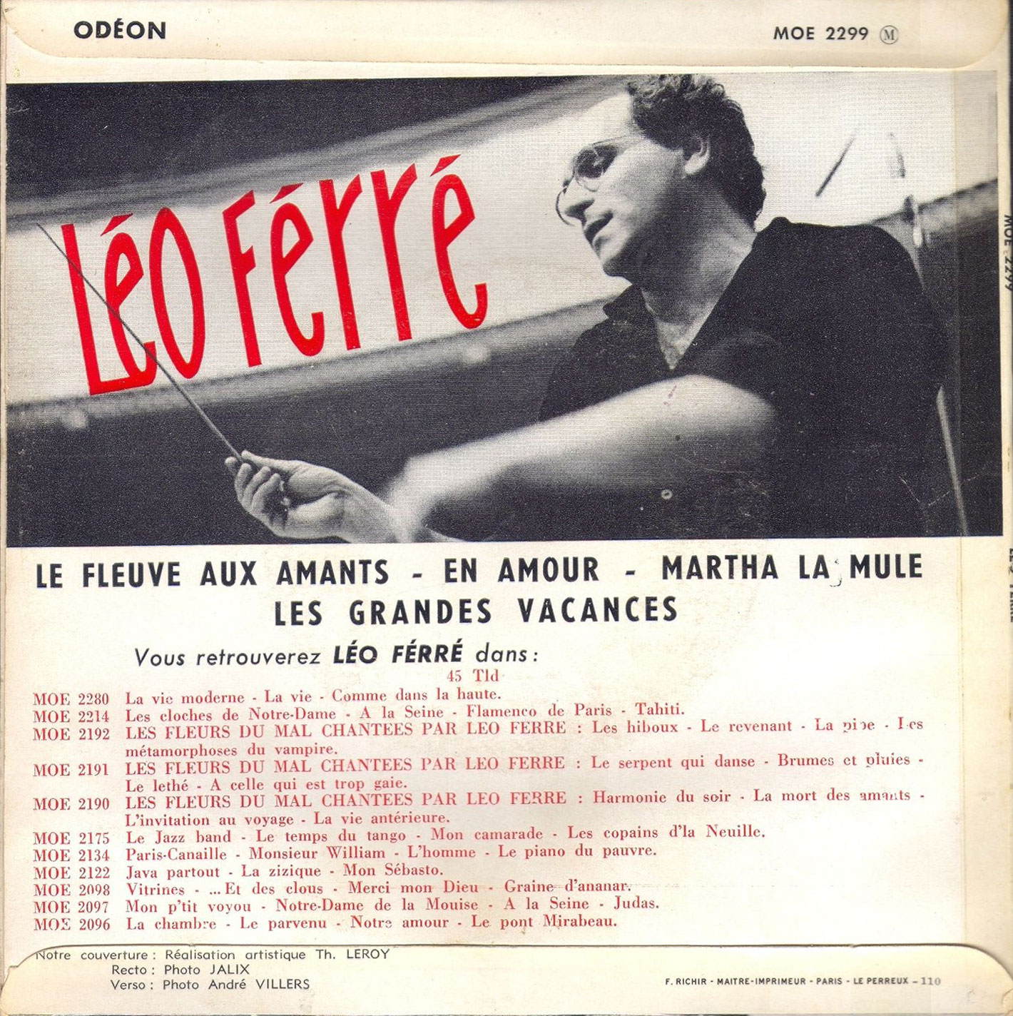 Léo Ferré - Odeon-MOE-2299