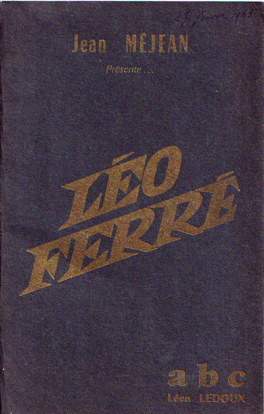 Léo Ferré à l'A.B.C.