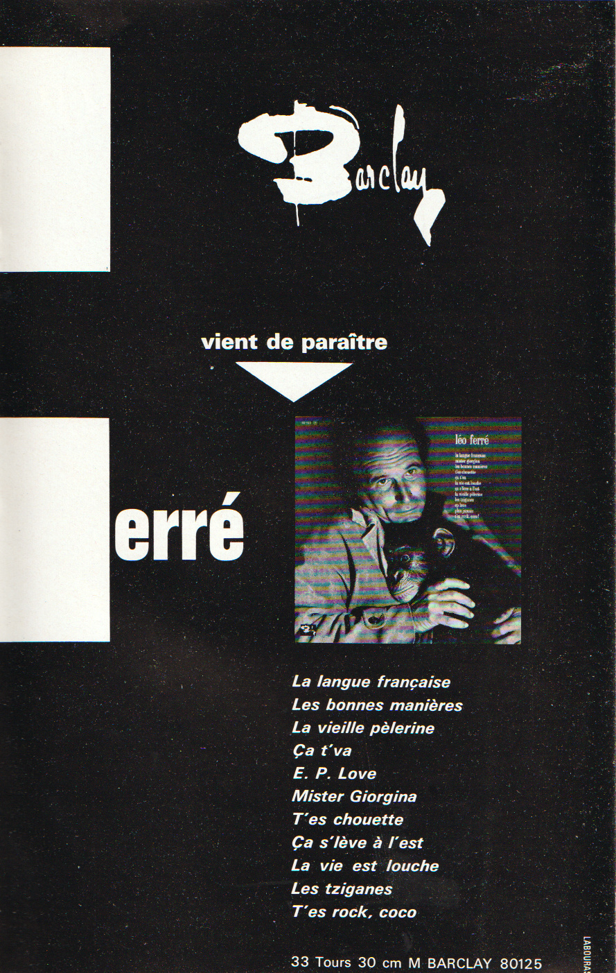 Léo Ferré à l'A.B.C.