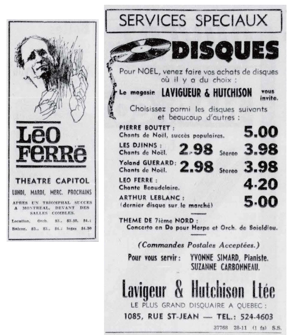 Léo Ferré - L'Action, 1962-1971, jeudi 28 novembre 1963