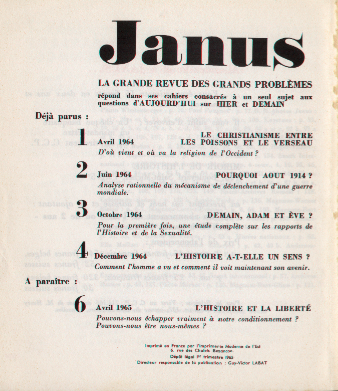 Léo Ferré - Janus n°5