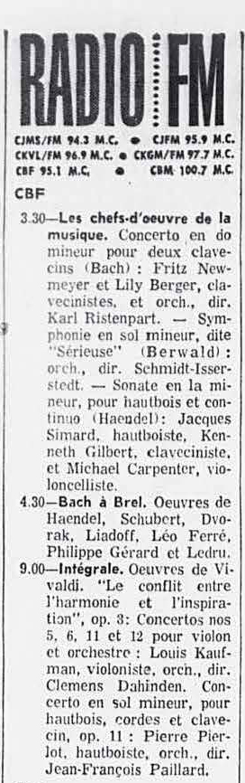 Léo Ferré - La presse, lundi 25 juillet 1966