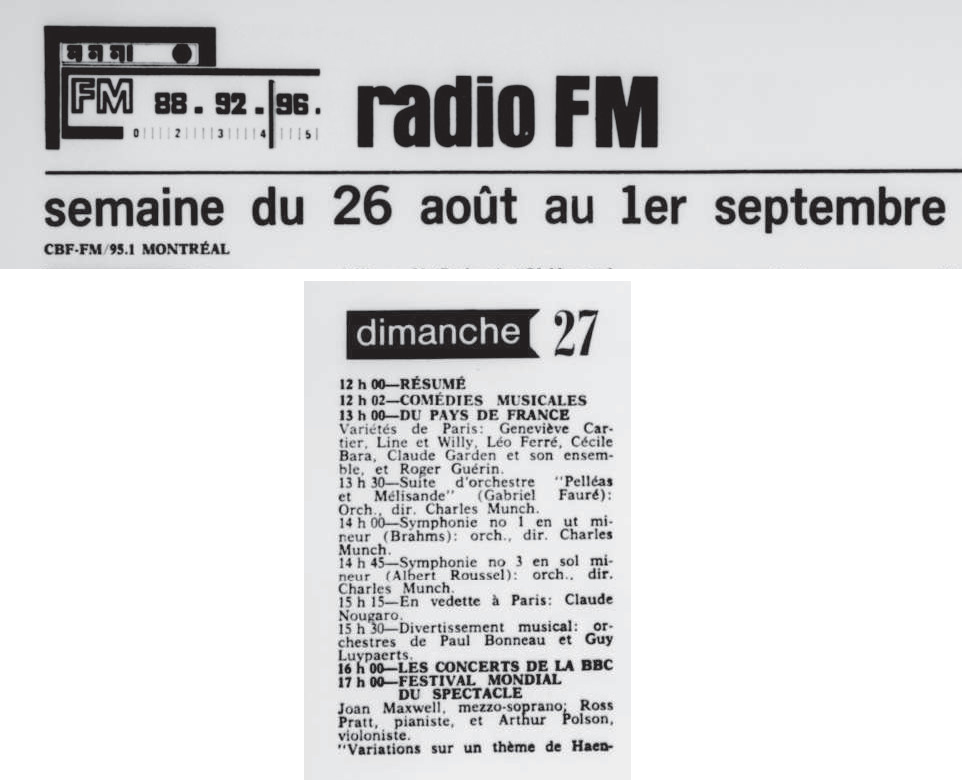 Léo Ferré - Ici Radio-Canada, 1966-1985, 26 août 1967