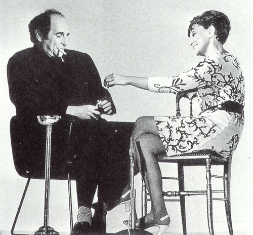 Léo Ferré - Sur le plateau de Discorama avec Denise Glaser
