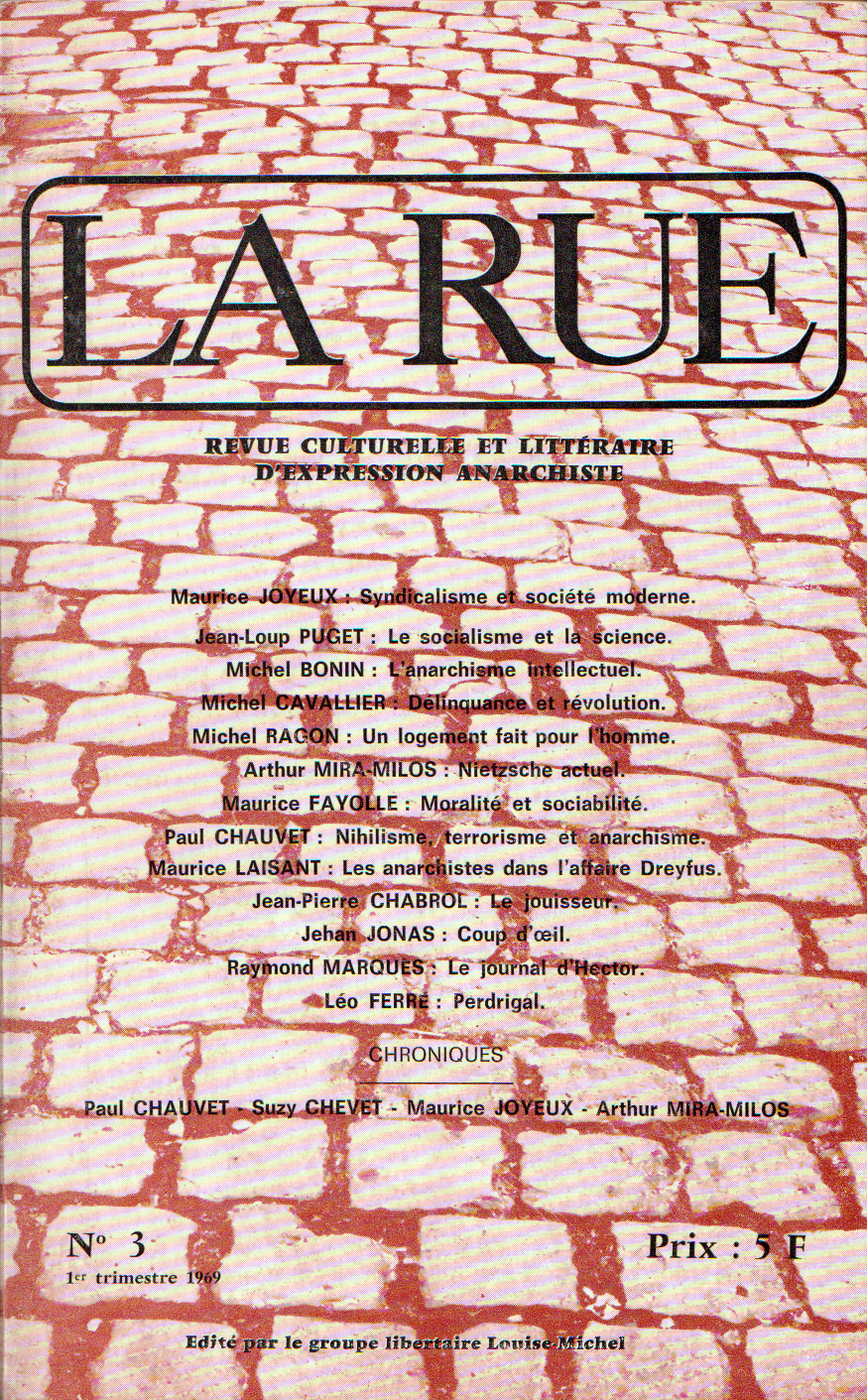Léo Ferré - La Rue n°3 1er trimestre 1969
