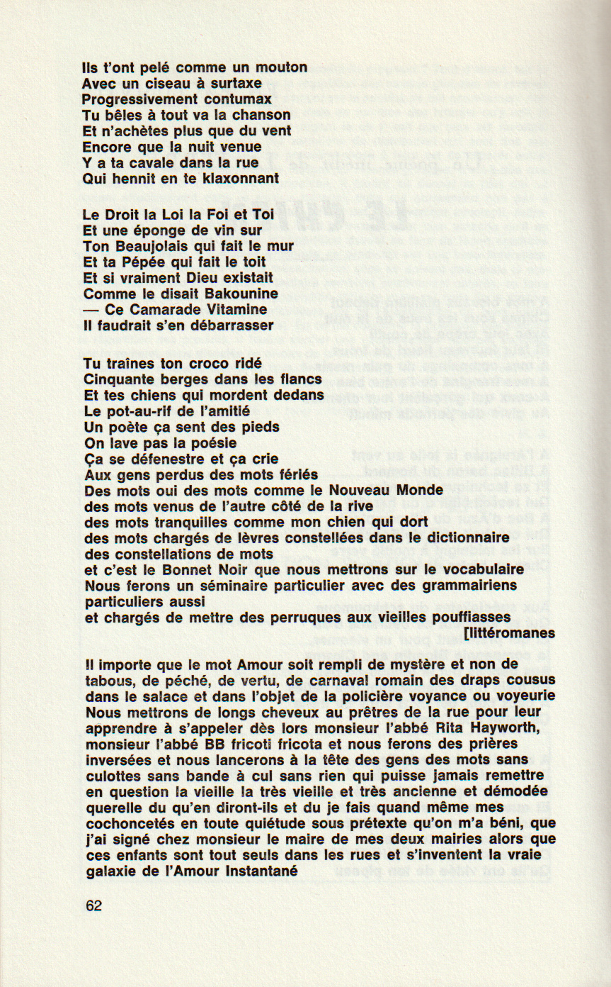 Léo Ferré - La Rue n°6 4ème trimestre 1969