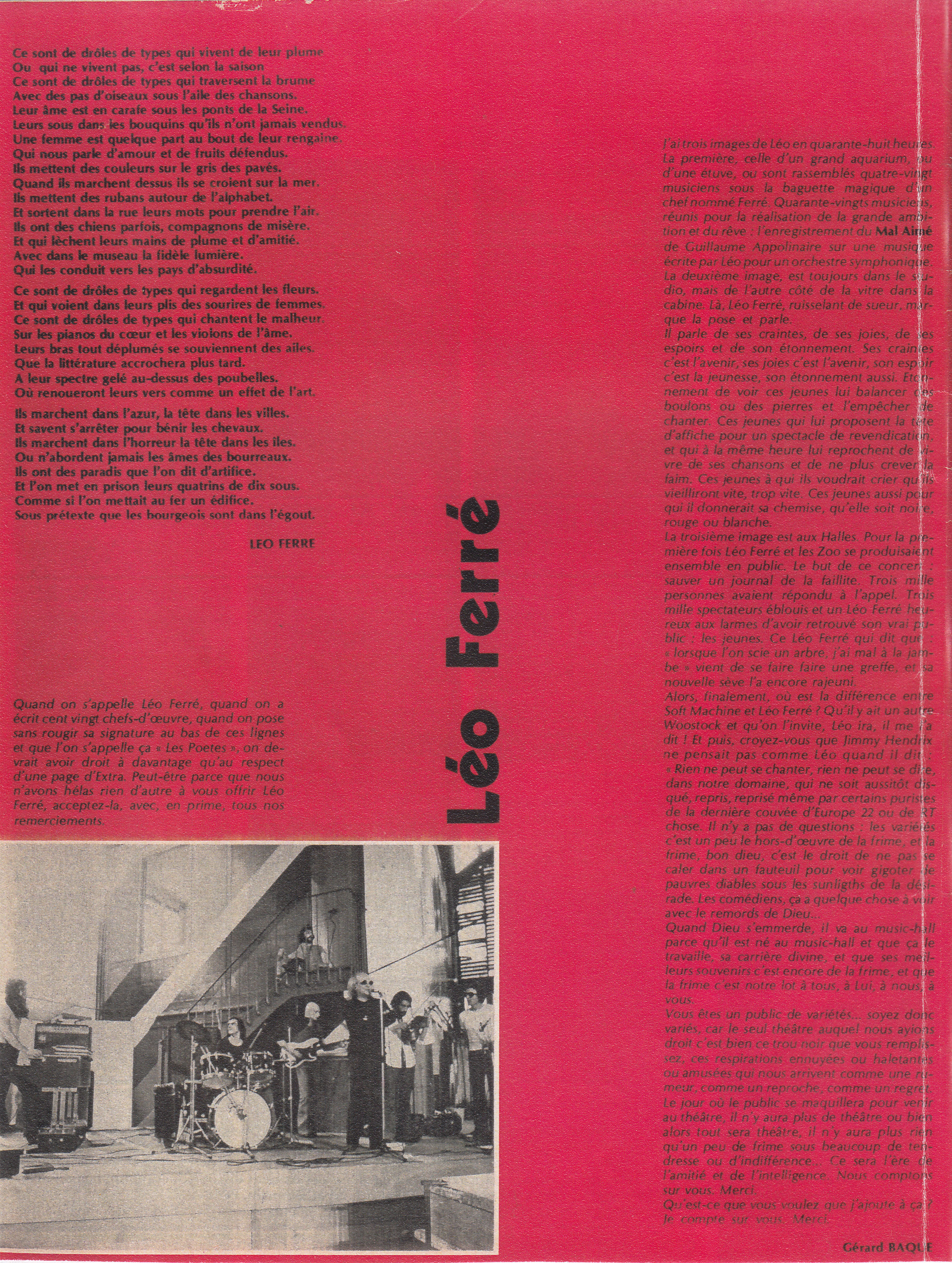 Léo Ferré - Extra de juillet 1971