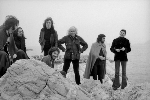 Léo Ferré avec le groupe Zoo en 1971