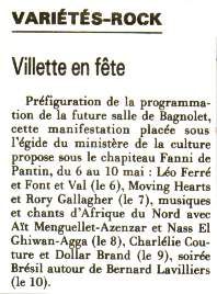 Léo Ferré - Le Monde du 05/05/1983
