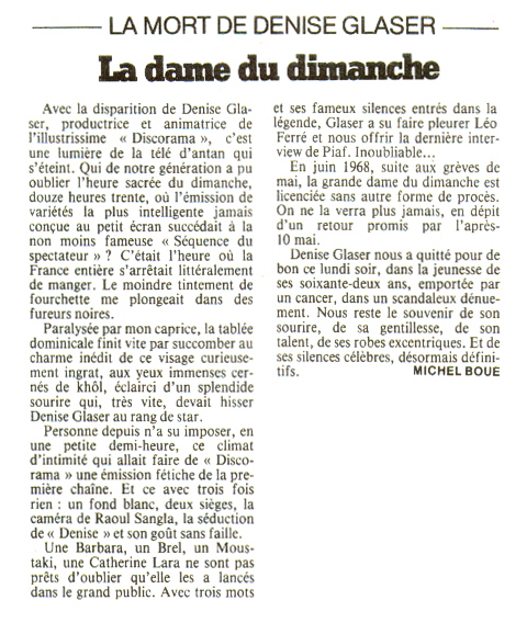 Léo Ferré - L'Humanité du 08/06/1983