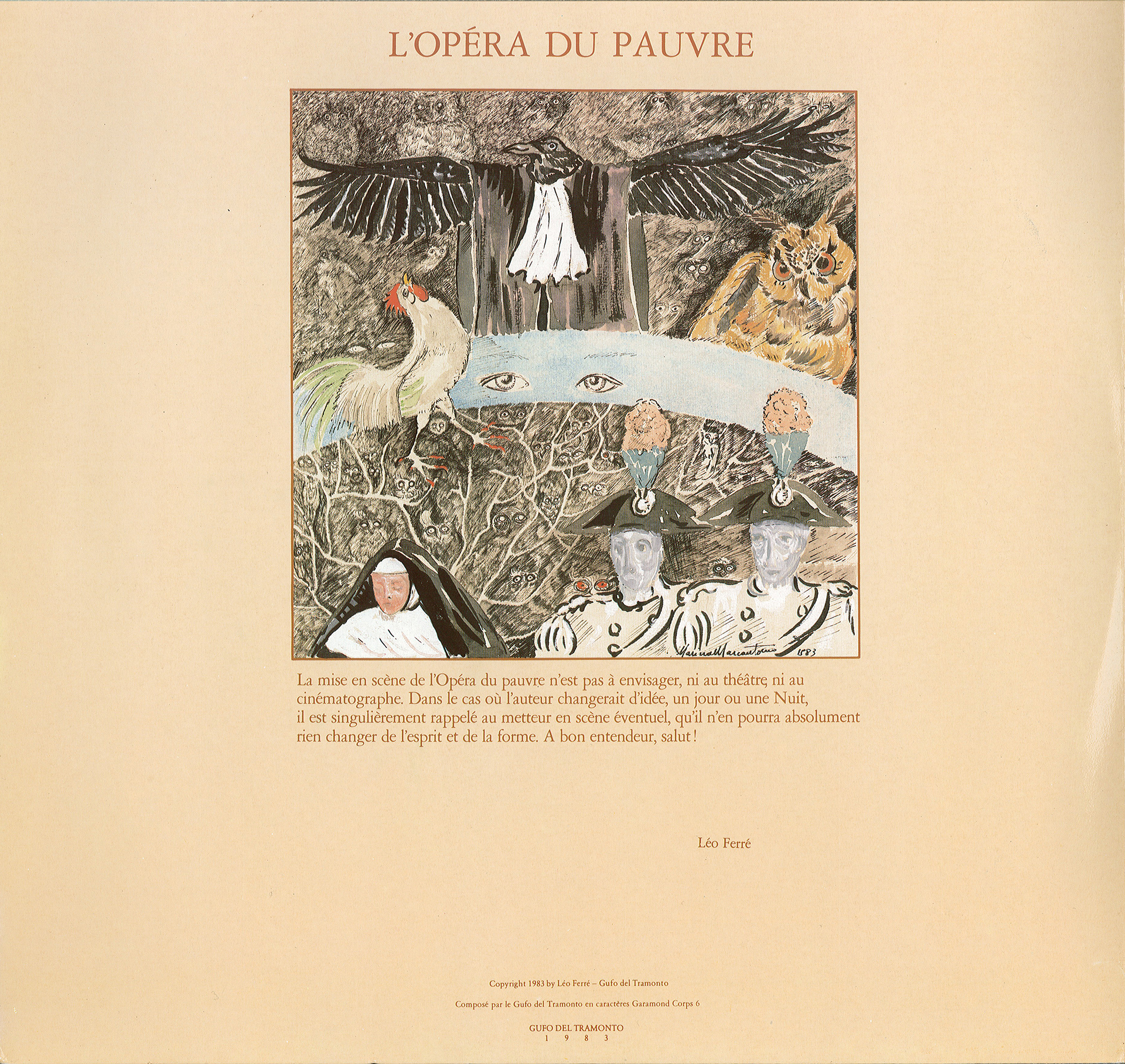 Léo Ferré - L'opéra du pauvre, RCA PL 70035