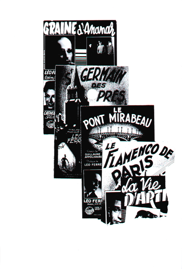 Léo Ferré - Programme du T.L.P. Déjazet Ferré 1988