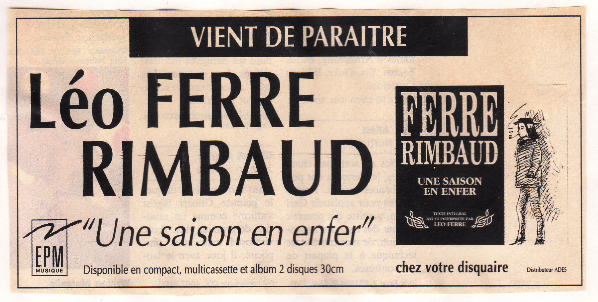 Léo Ferré - Le Monde du 20/11/1991