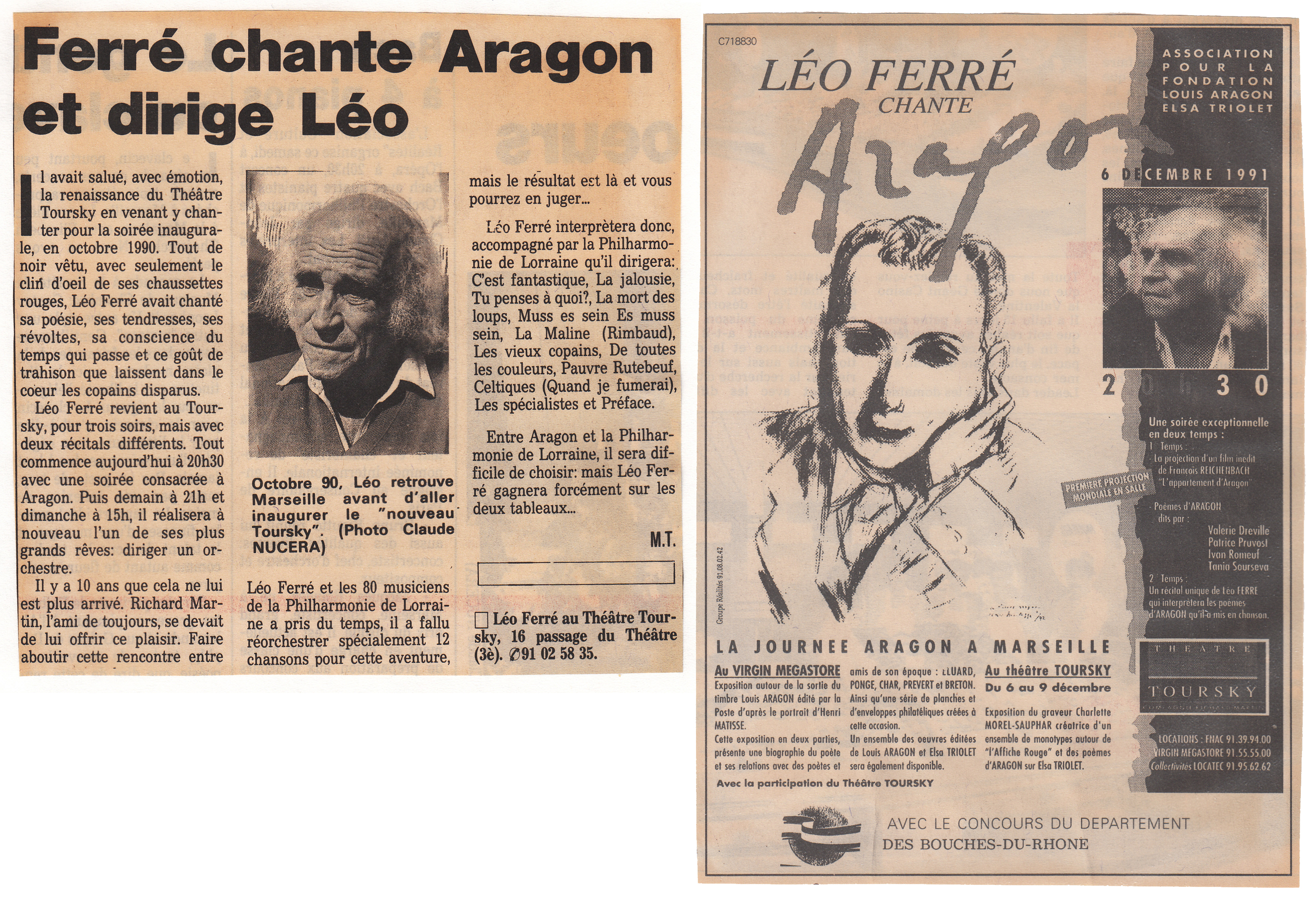 Léo Ferré - Le Méridional du 06/12/1992