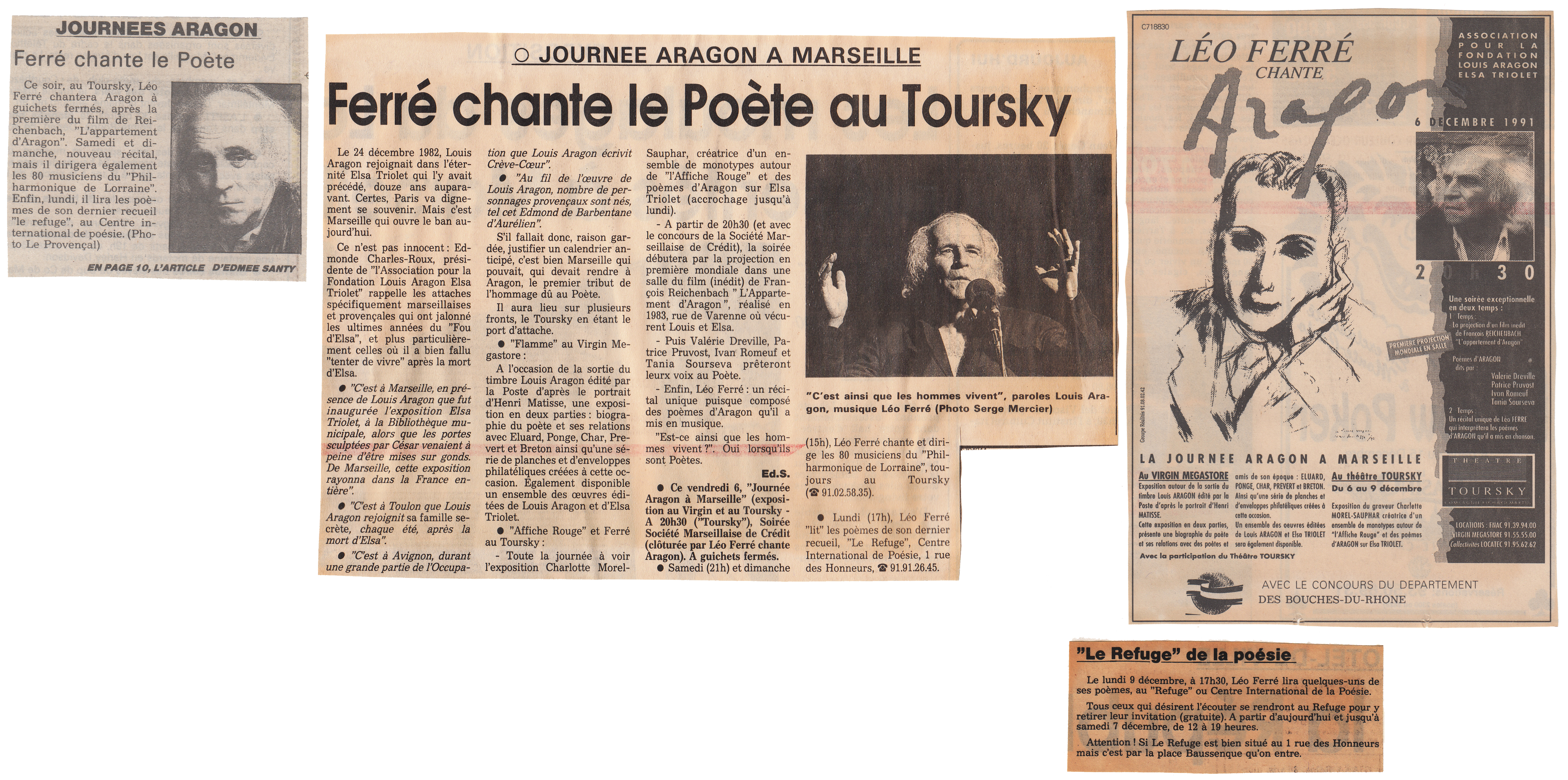 Léo Ferré - Le Provençal du 06/12/1992