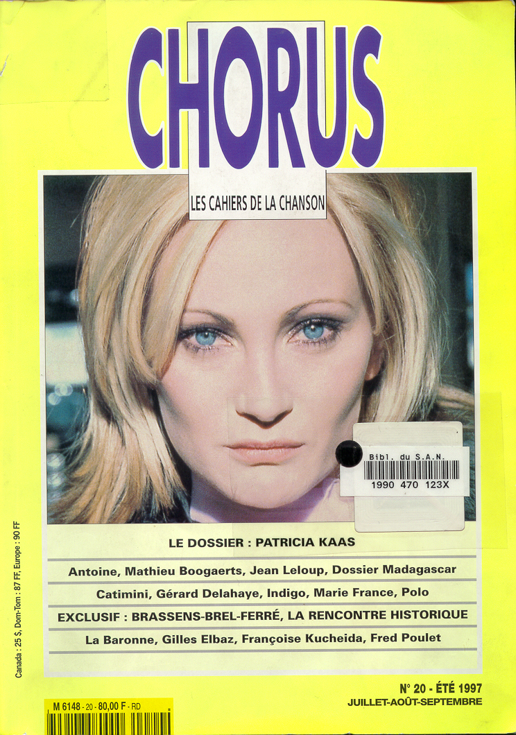 Léo Ferré - Chorus N°20 de Juillet 1997