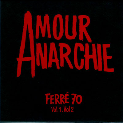 Léo Ferré - CD AMOUR ANARCHIE