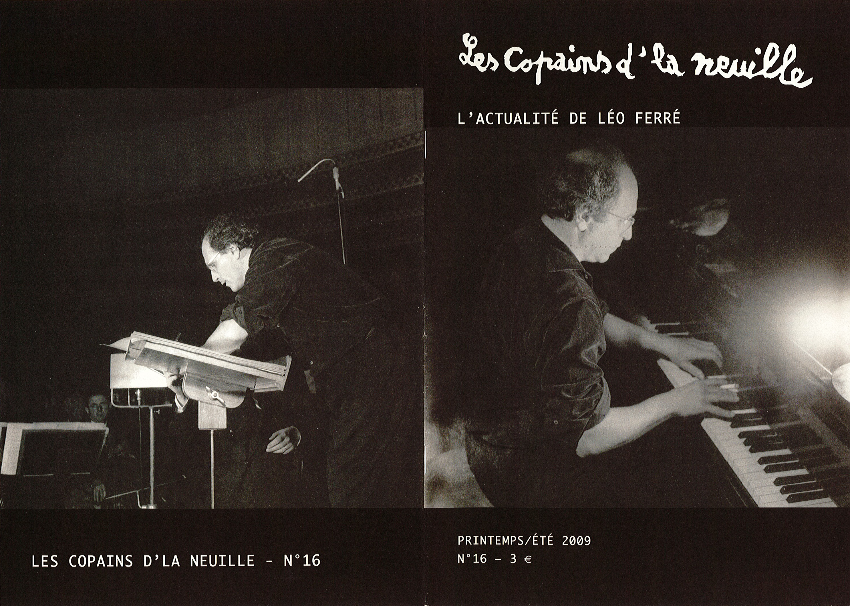 Léo Ferré Les copains d'la Neuille  Printemps-été 2009 N°16