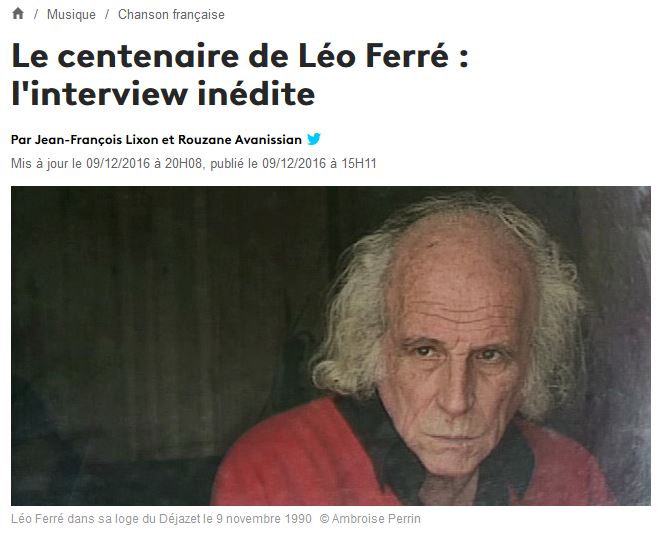 09/12/2016 Franceinfo L'interview inédite