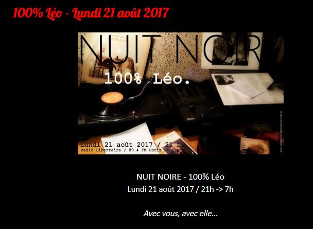 21/08/2017 Nuit Noire 100% Léo
