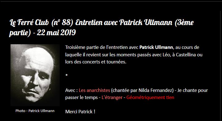  22/05/2019 Le Ferré Club Patrick Ullmann 3ème partie