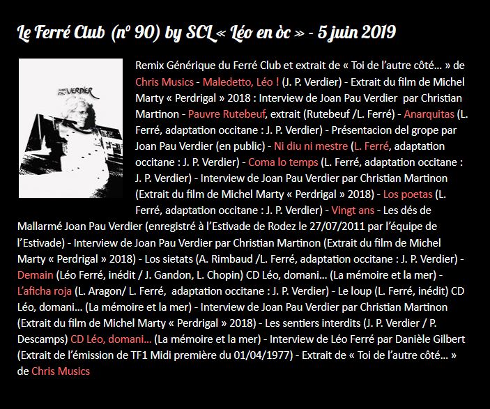  05/06/2019 Le Ferre Club 90 by SCL léo en òc