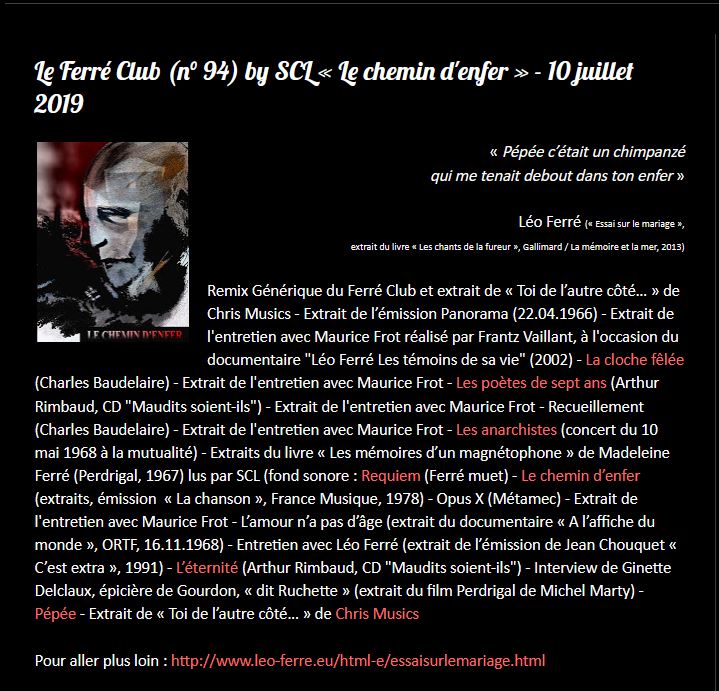  10/07/2019 Le Ferré Club 94 by SCL Le chemin d'enfer