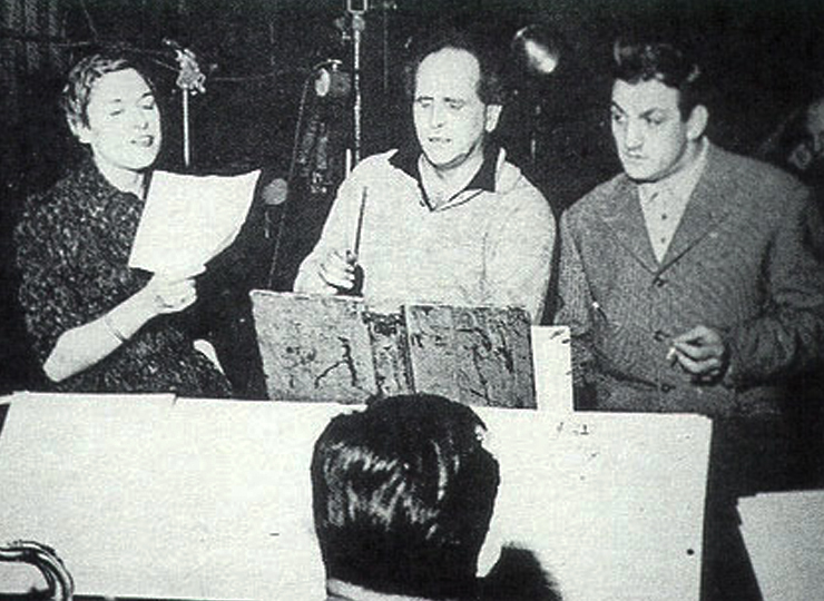 1958, Léo Ferré, musique du film « Douze heures d’horloge »