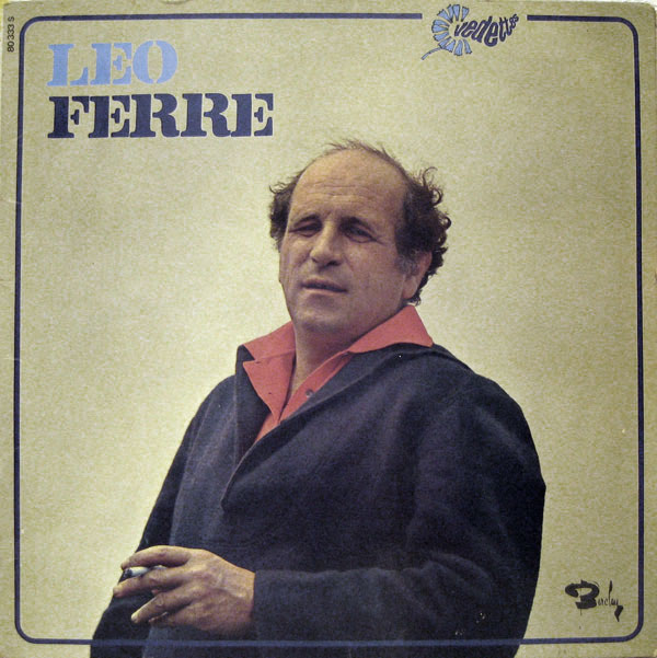 Léo Ferré - Barclay-80-333 série Vedettes (1968)