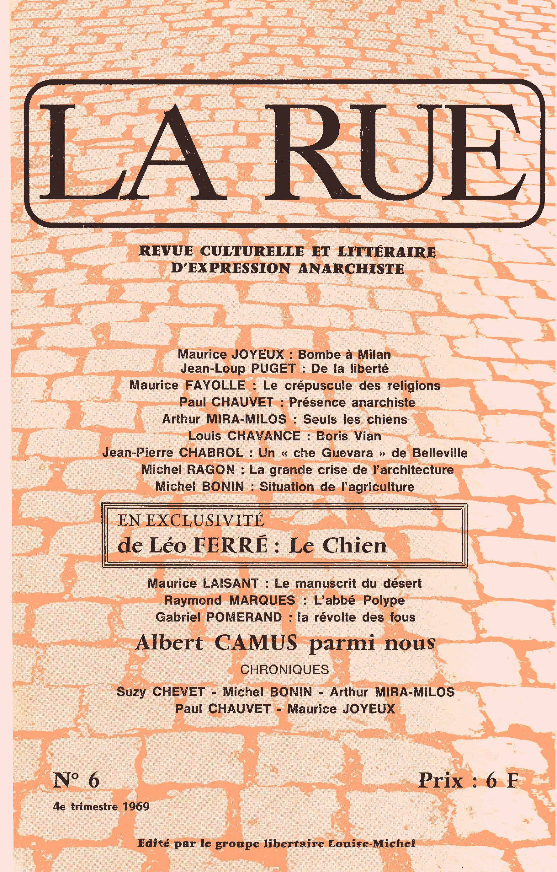 Léo Ferré - La Rue N°6