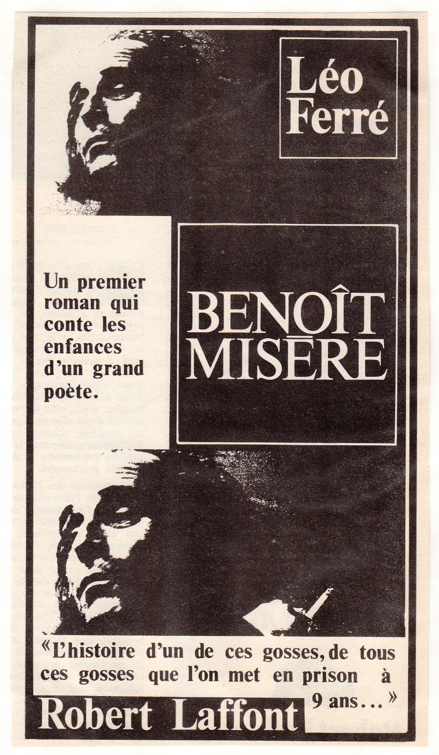 Léo Ferré - Le Nouvel Observateur du 16/11/1970