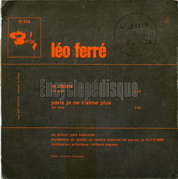 Léo Ferré - Barclay 61 218