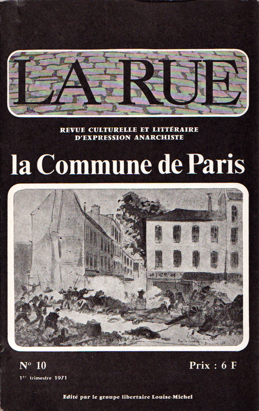 Léo Ferré - La rue n°10, 1er trimestre 1971