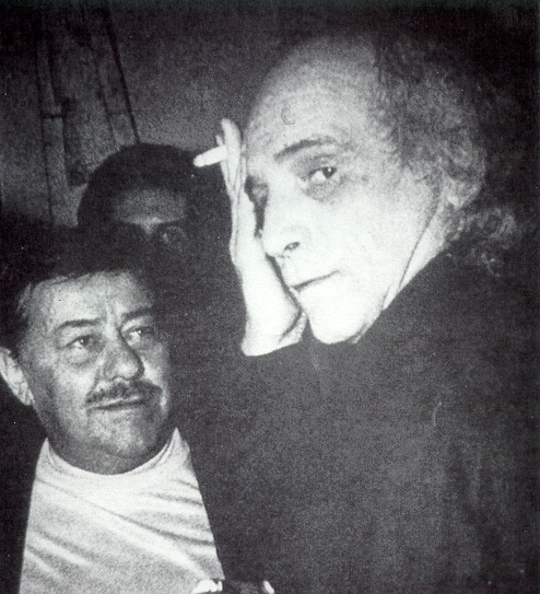 Léo Ferré et Francis Blanche. 1972