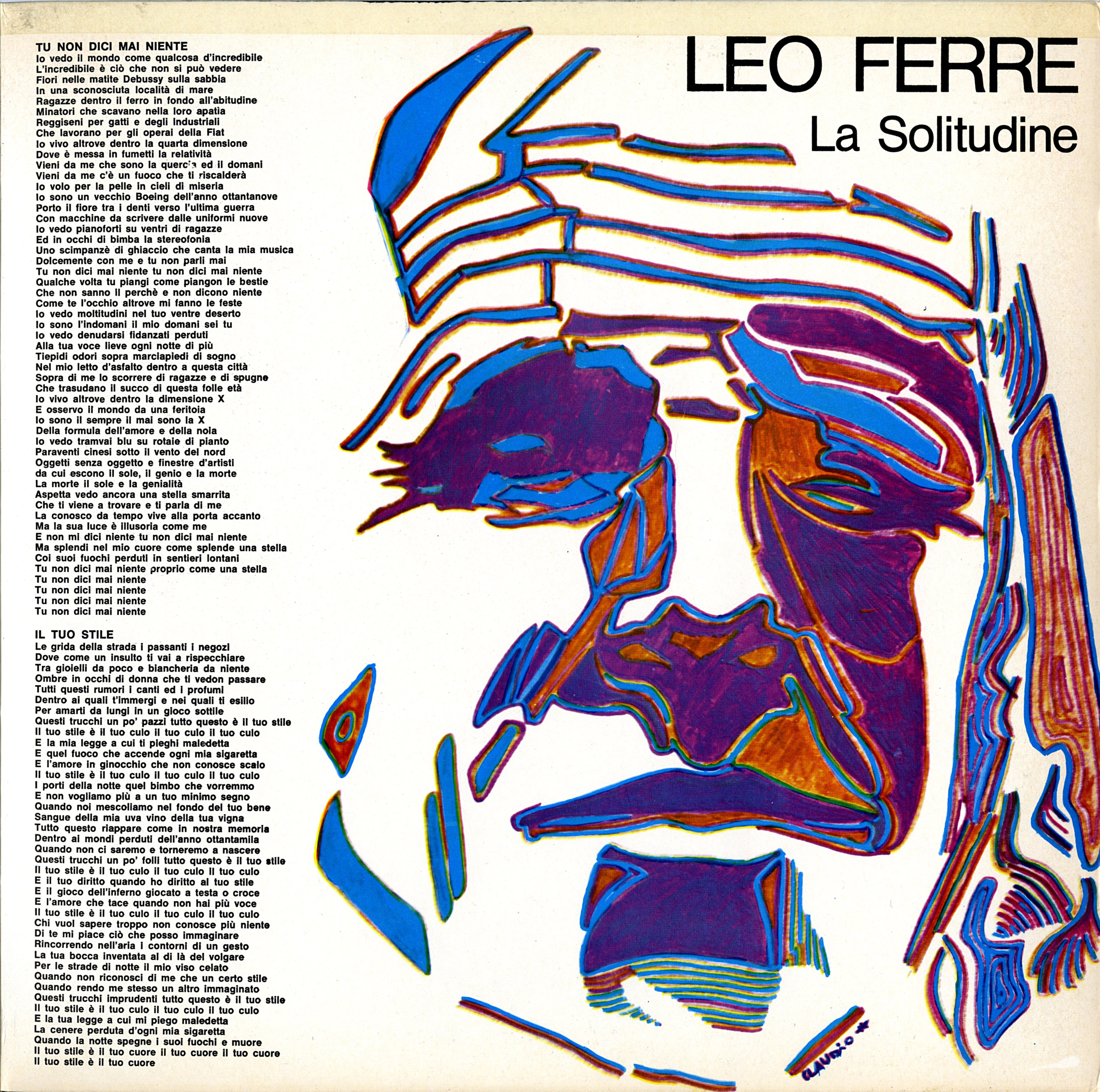 Léo Ferré - La solitudine, Barclay 60 028