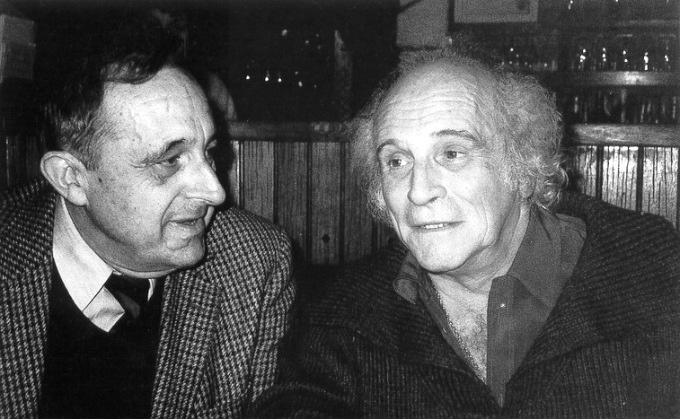 Léo Ferré avec son ami d'enfance Maurice Angeli