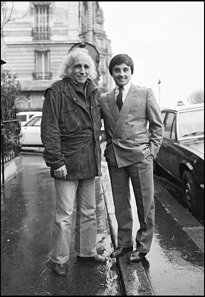 Léo Ferré avec Thierry Le Luron, décembre 1980