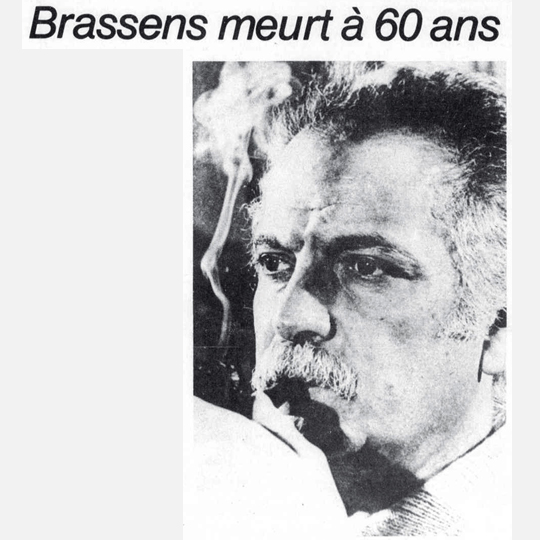 Léo Ferré rend hommage à Georges Brassens