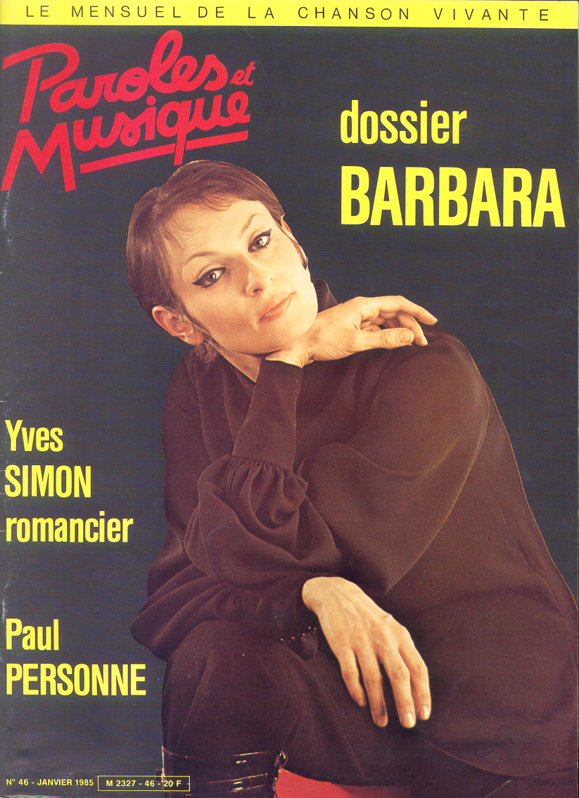 Léo Ferré - Paroles et Musique N°46, mensuel de Janvier 1985