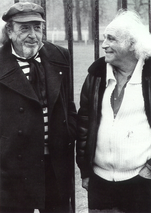 Léo Ferré avec Jean-Roger Caussimon