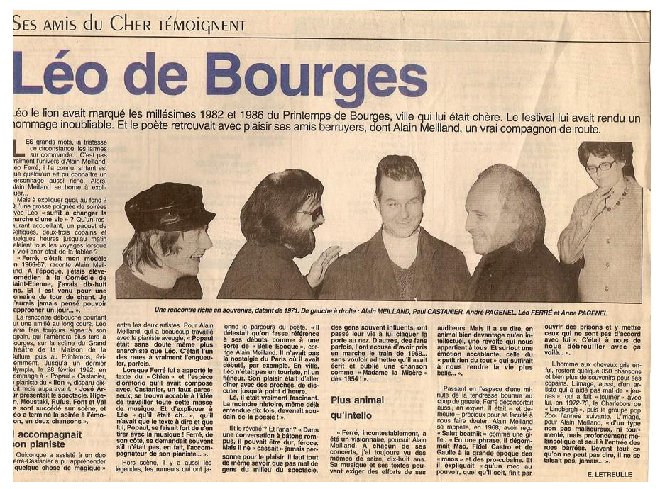 Léo Ferré - Léo de Bourges