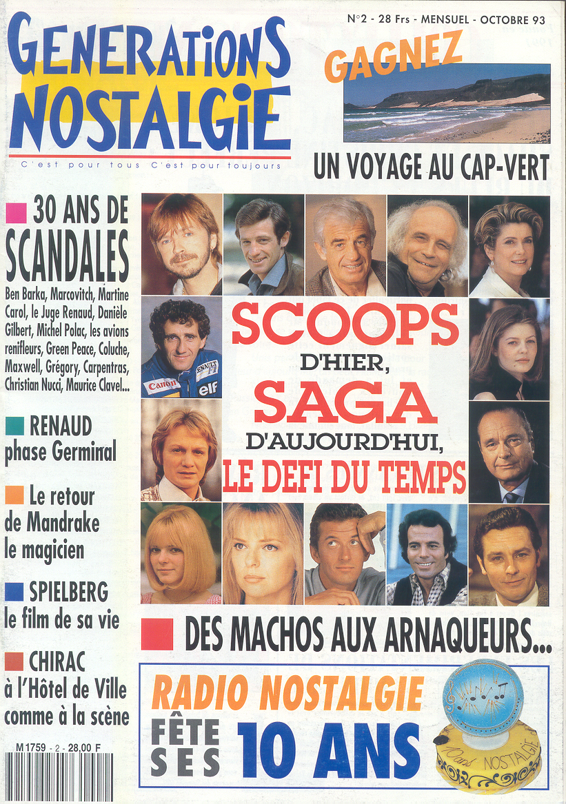 Léo Ferré - Générations Nostalgie, mensuel d'octobre 1993