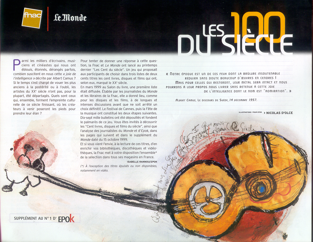 Léo Ferré - Epok n°1 Supplément de Décembre 1999