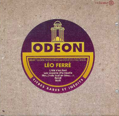  Léo Ferré - CD LES ANNEES ODEON VOL 8