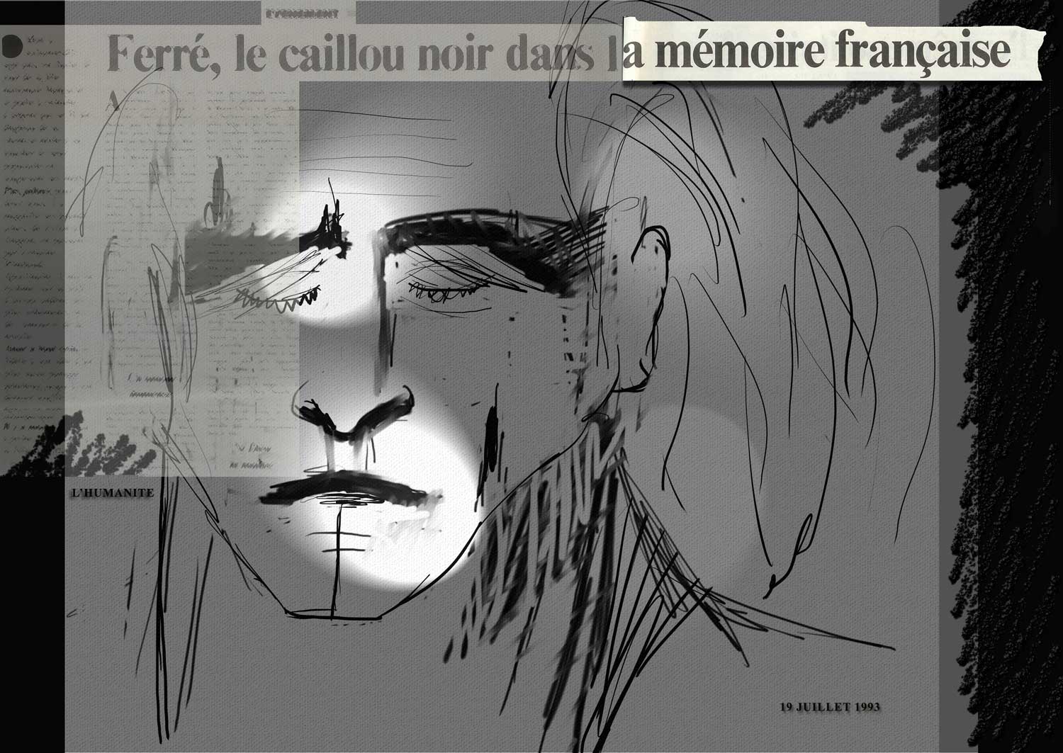 Léo Ferré - FERRE LE CAILLOU NOIR DANS LA MEMOIRE FRANCAISE
